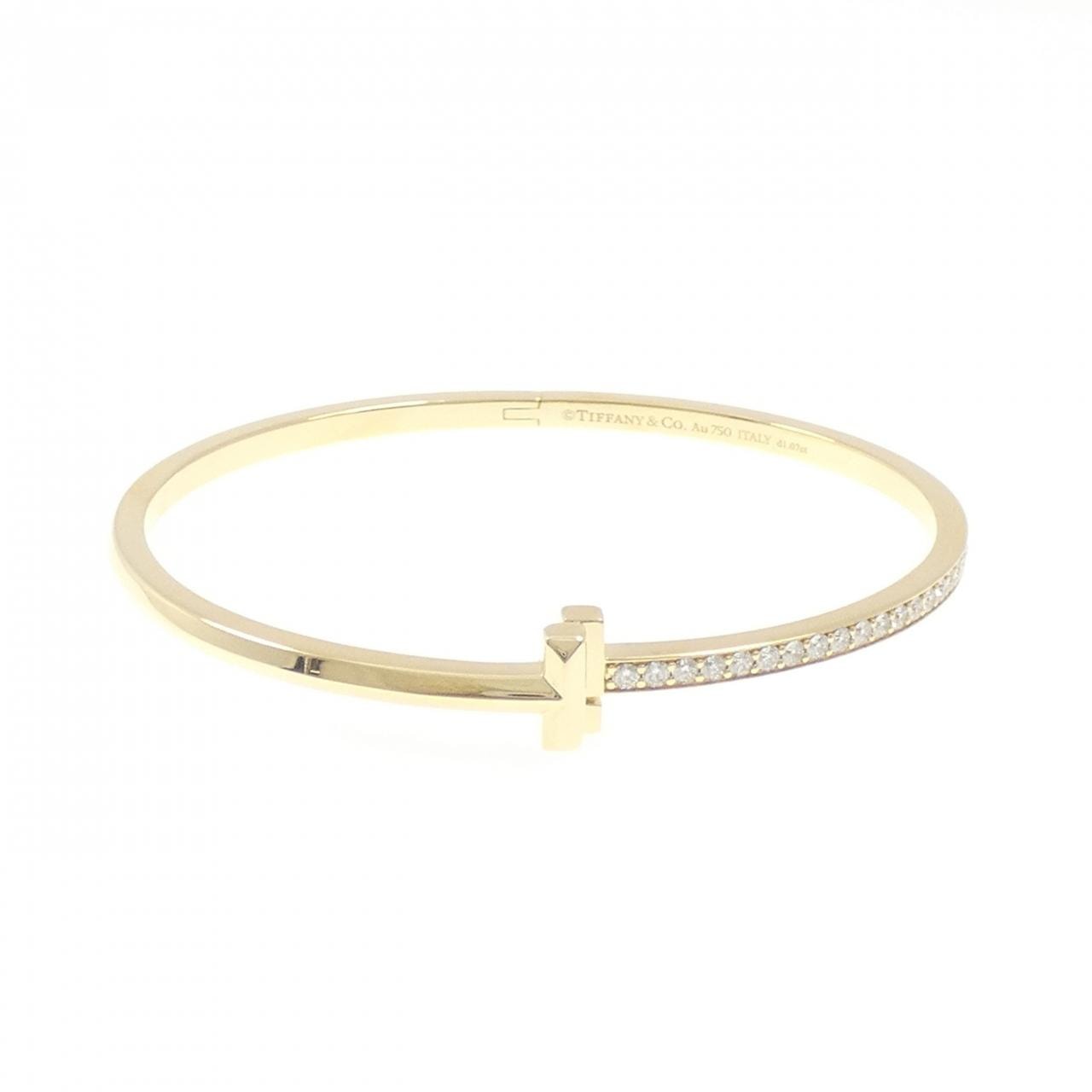 ティファニー Tワン ナロー ヒンジ バングル 1.07CT