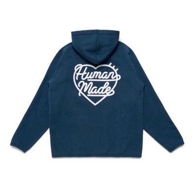 HUMAN MADE OUTDOOR SWEAT FLEECE HOODIE "Grey"