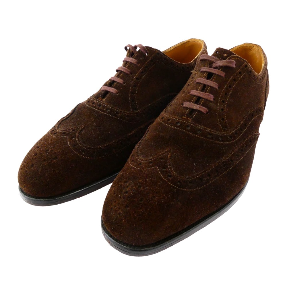EDWARD GREEN エドワードグリーン その他靴 INVERNESS インヴァーネス ウイングチップ スエード シューズ ブラウン系 8E【中古】