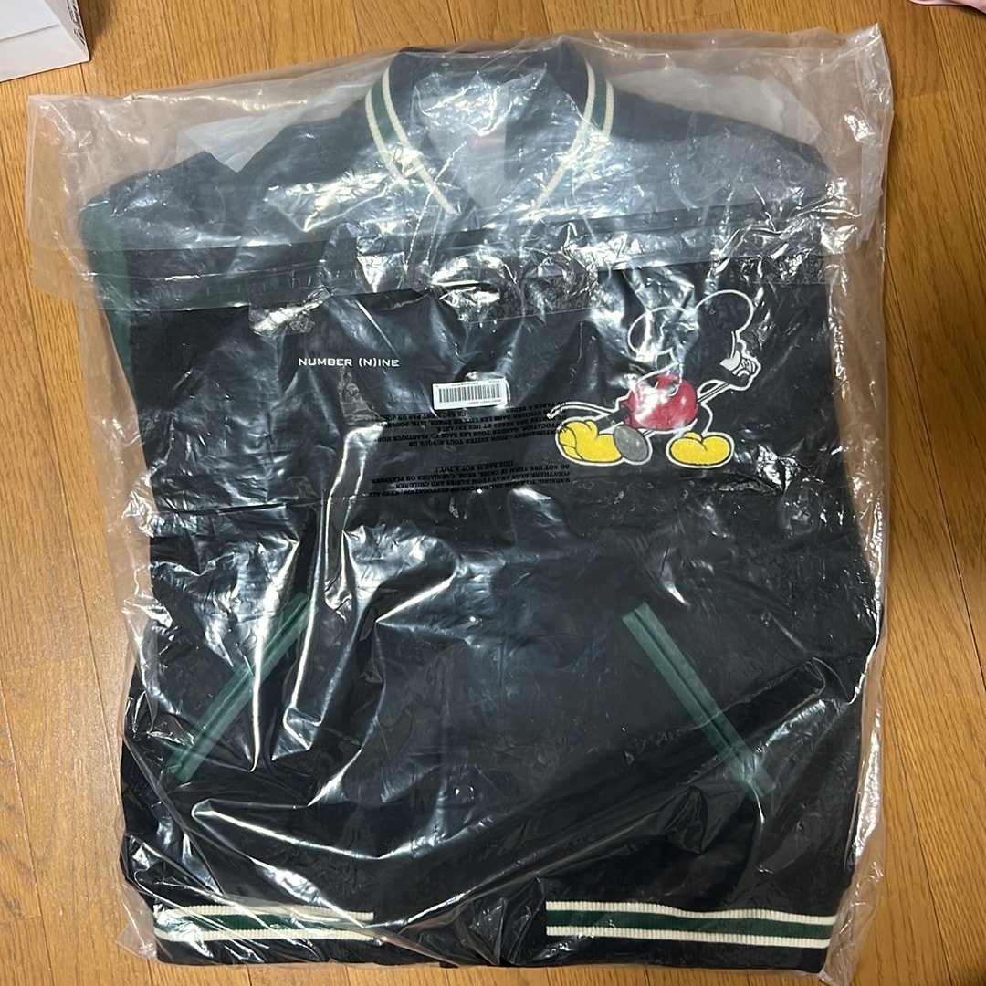 Supreme x Number (N)ine x Mickey Mouse Varsity Jacket "Black"