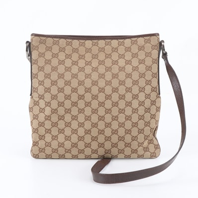 ■美品 グッチ GGキャンバス 113013 ショルダーバッグ