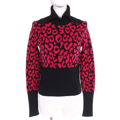 美品 クリスチャンディオール レオパード柄 ニット 40 144S53AM067