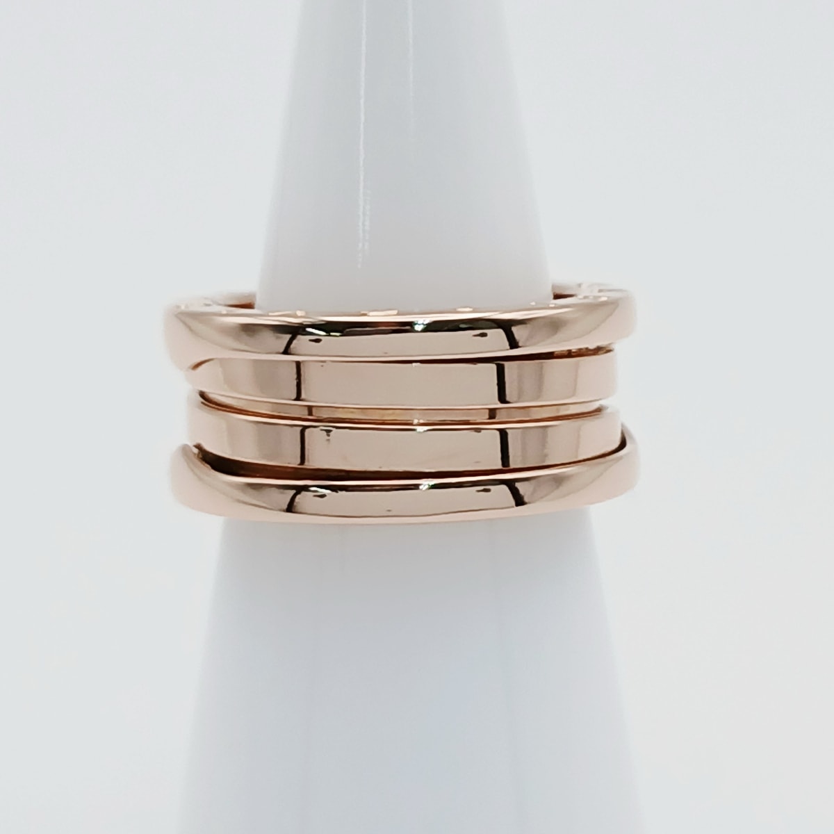 BVLGARI ブルガリ B-ZERO リング 750PG リング・指輪 K18ピンクゴールド  レディース【中古】