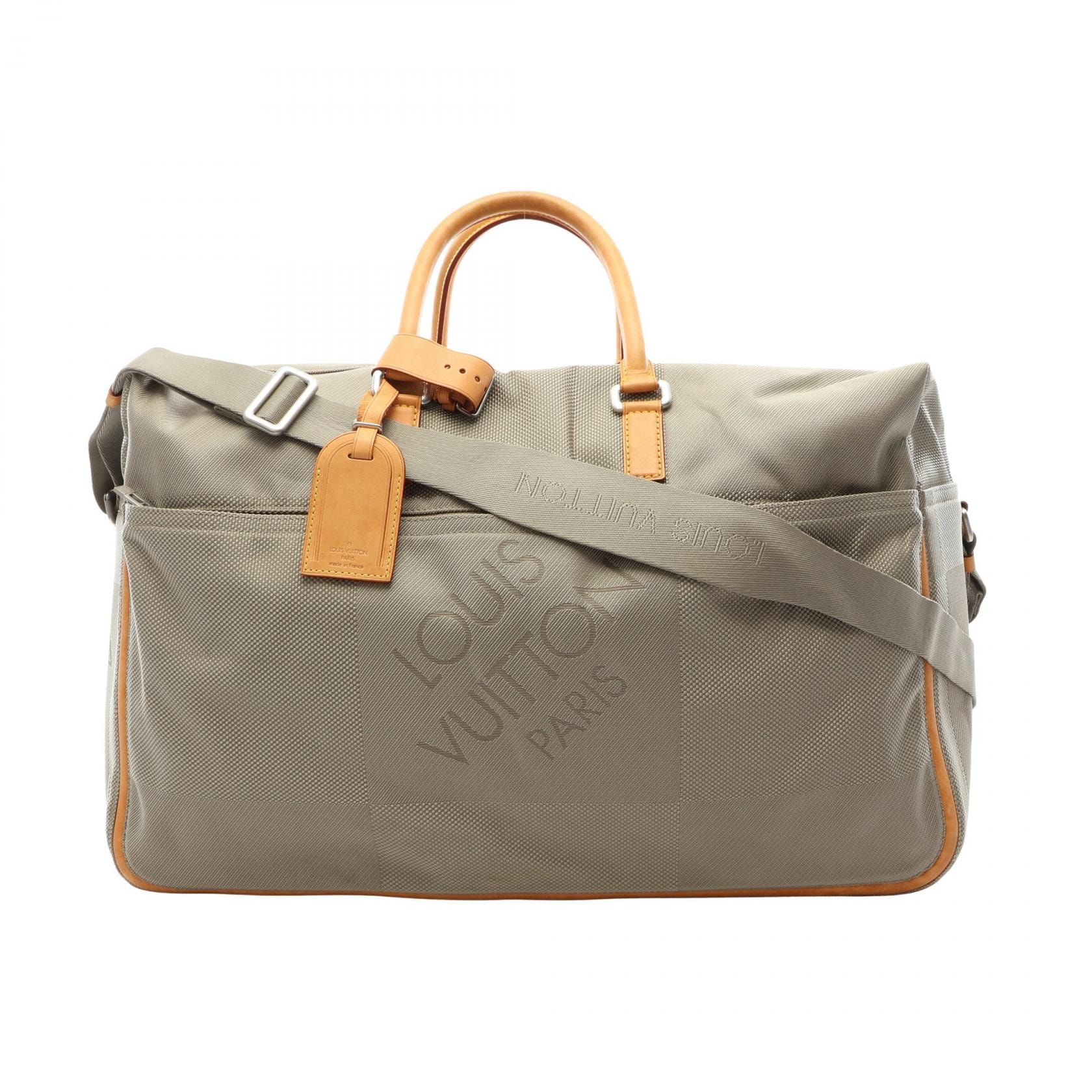 ルイ・ヴィトン LOUIS VUITTON スヴラン サーブル 2WAY ボストンバッグ バッグ レザー ナイロンキャンバス ダミエ・ジェアン サーブル メンズ ベージュ系 / ブラウン系 M93016 【中古】