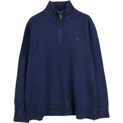古着 ラルフローレン Ralph Lauren POLO by Ralph Lauren ハーフジップスウェットシャツ トレーナー メンズXL相当/eaa676268