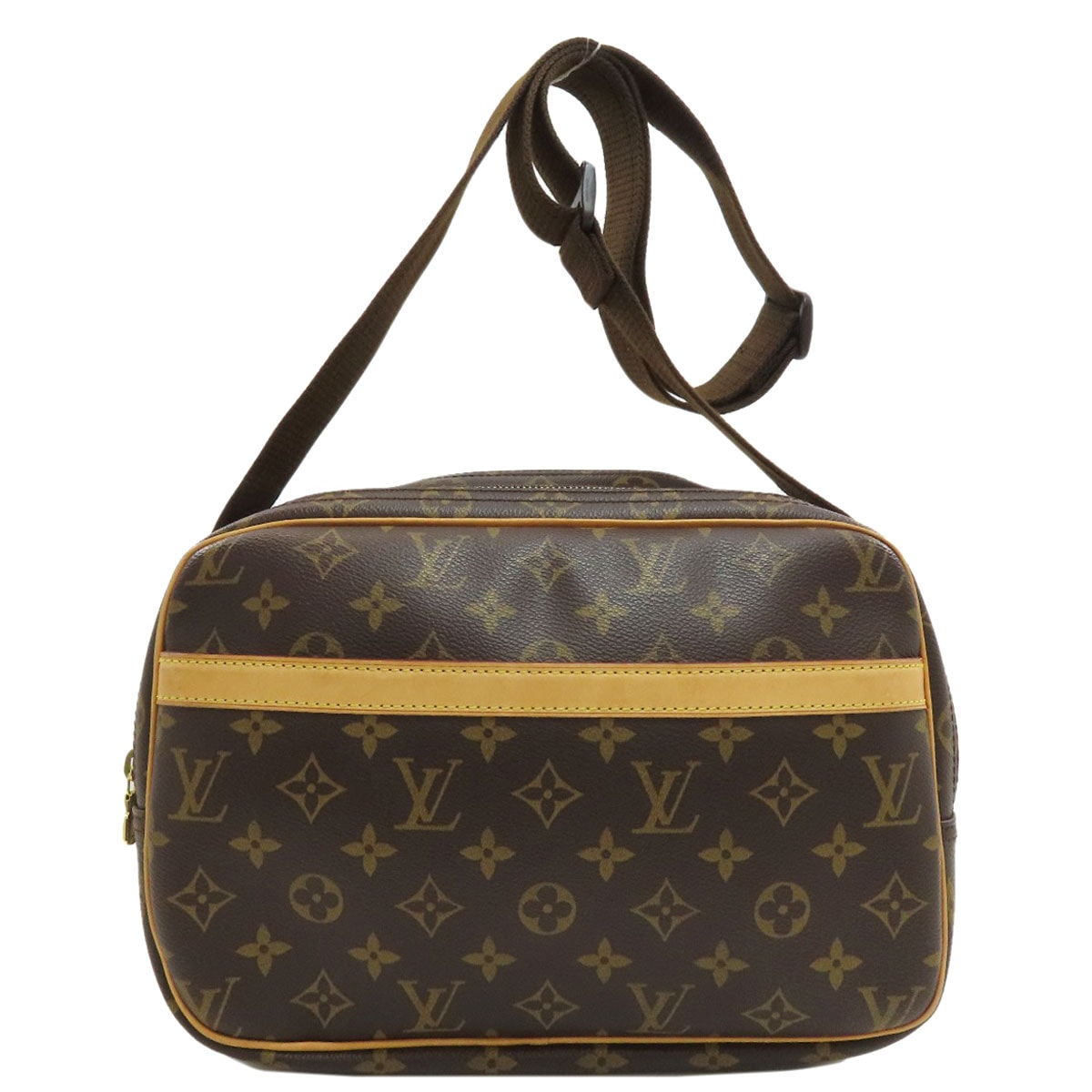 LOUIS VUITTON ルイヴィトン M45254 リポーター28 ショルダーバッグ モノグラムキャンバス レディース [中古]
