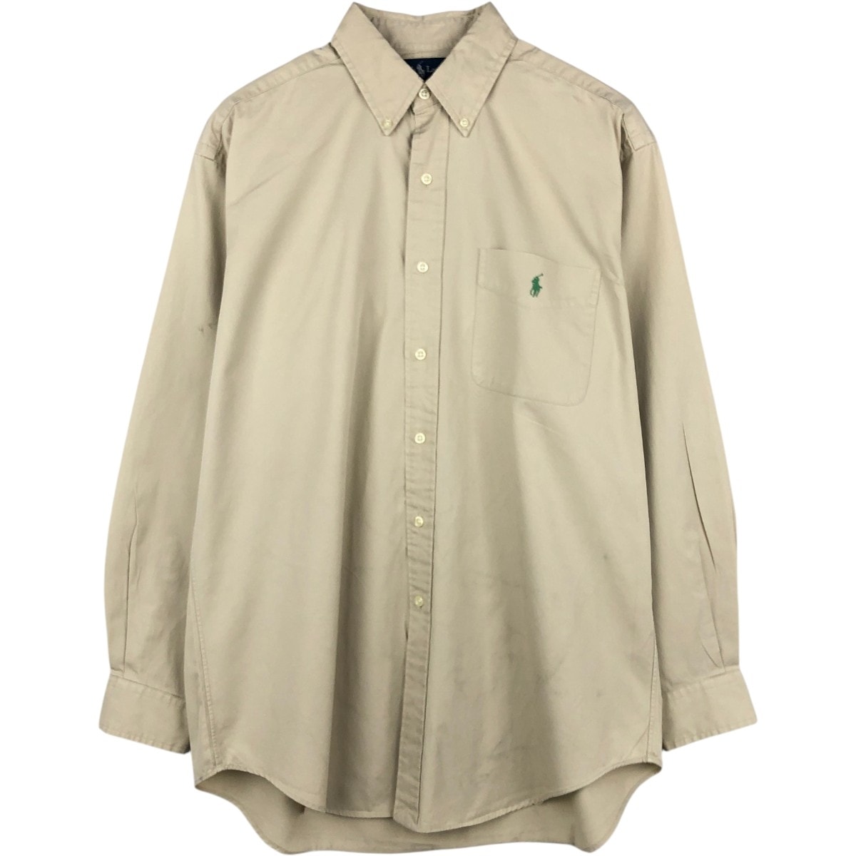 古着 ラルフローレン Ralph Lauren BLAKE 長袖 ボタンダウンシャツ メンズM相当/eaa676433
