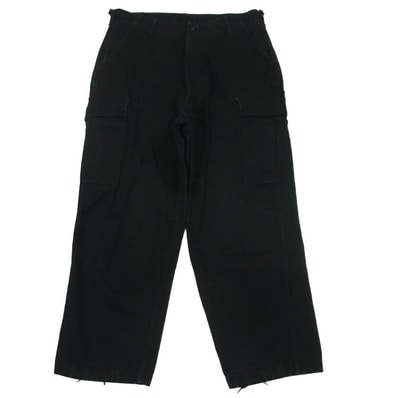 COMOLI コモリ 23SS X01-03012 BLACK DENIM B.D.U PANTS ブラック デニム カーゴ パンツ 日本製 ブラック系 1【中古】