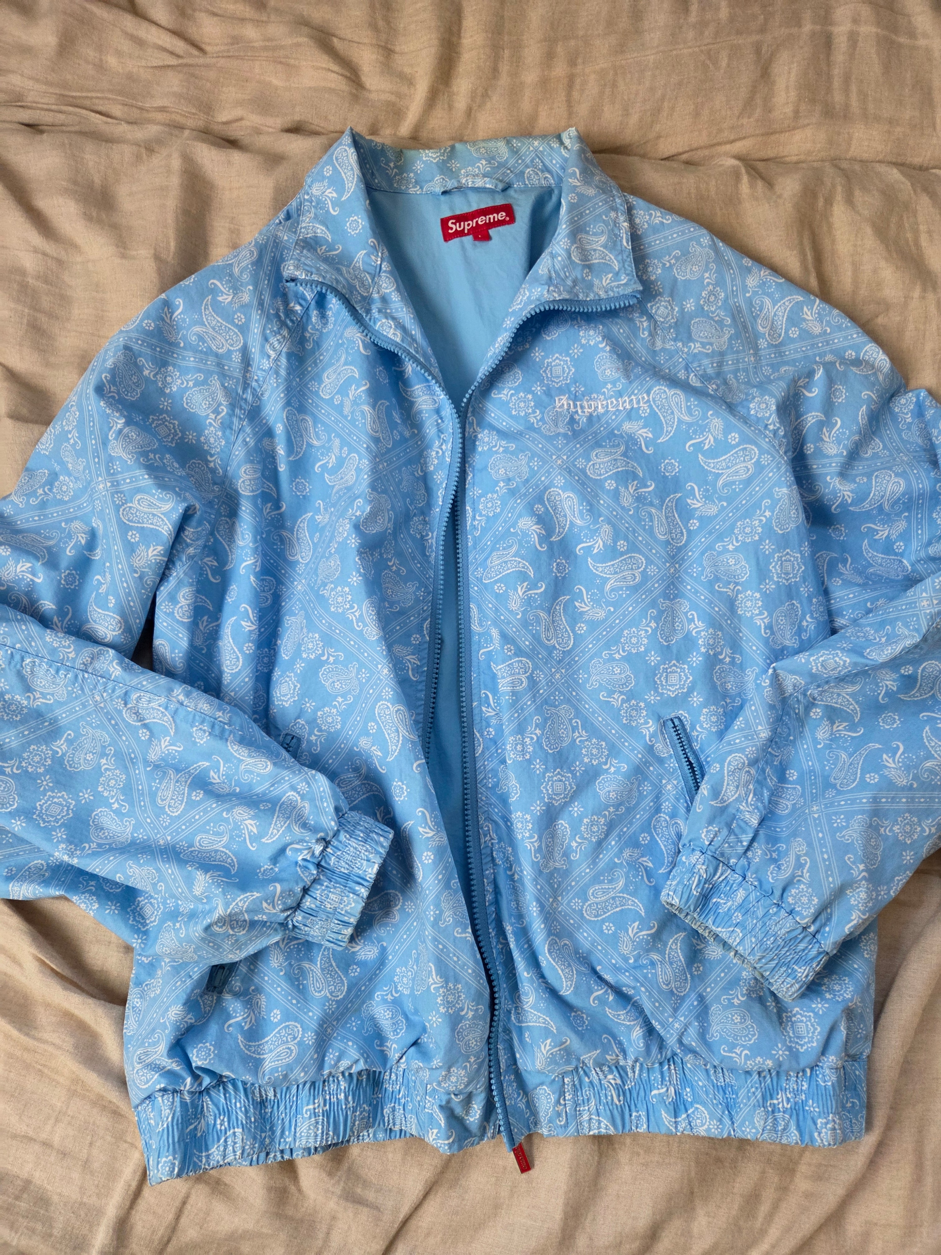 Supreme Bandana Track Jacket "Blue"