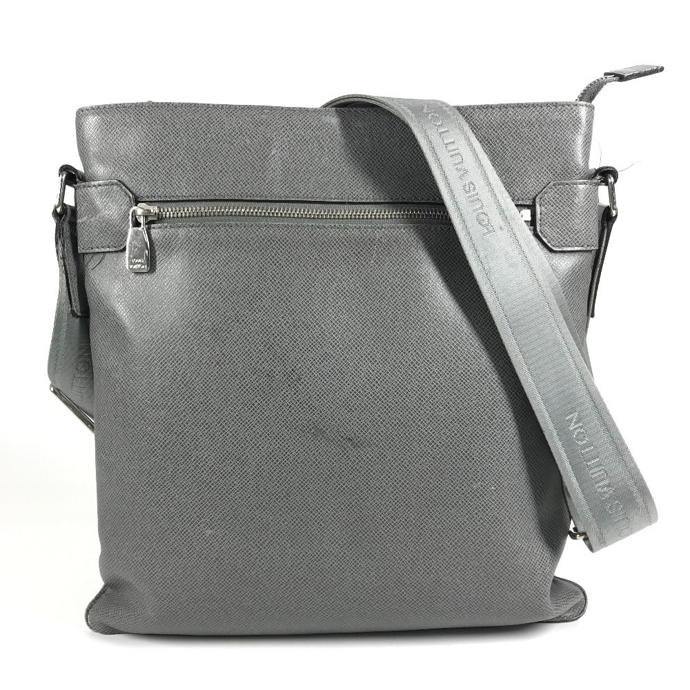 ルイヴィトン LOUIS VUITTON サシャ M32630 タイガ カバン 斜め掛け ポシェット ショルダーバッグ タイガレザー グラシエ グレー
