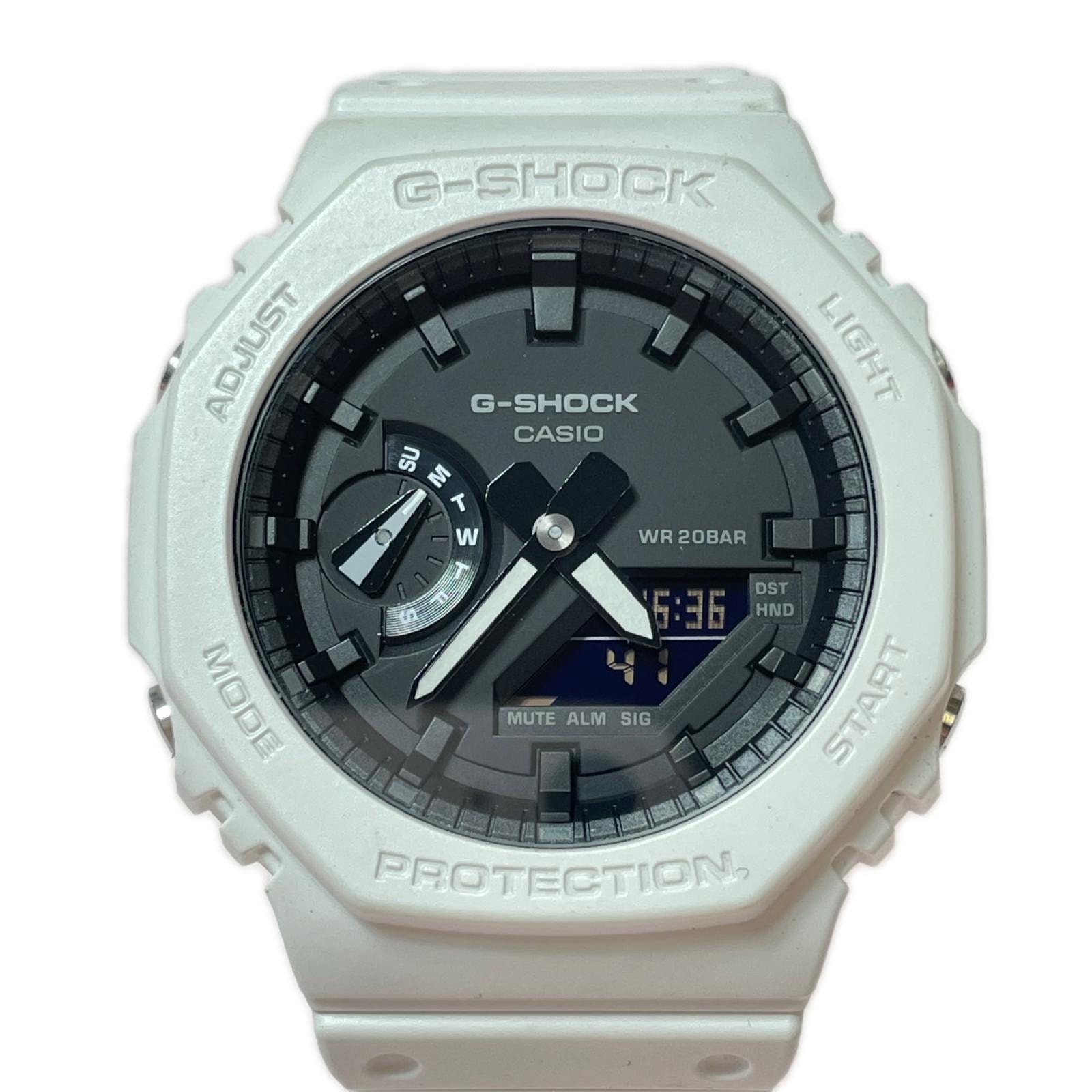 CASIO カシオ G-SHOCK ジーショック GA-2100-7AJF クォーツ メンズ 腕時計 ホワイト 本体のみ GA-2100