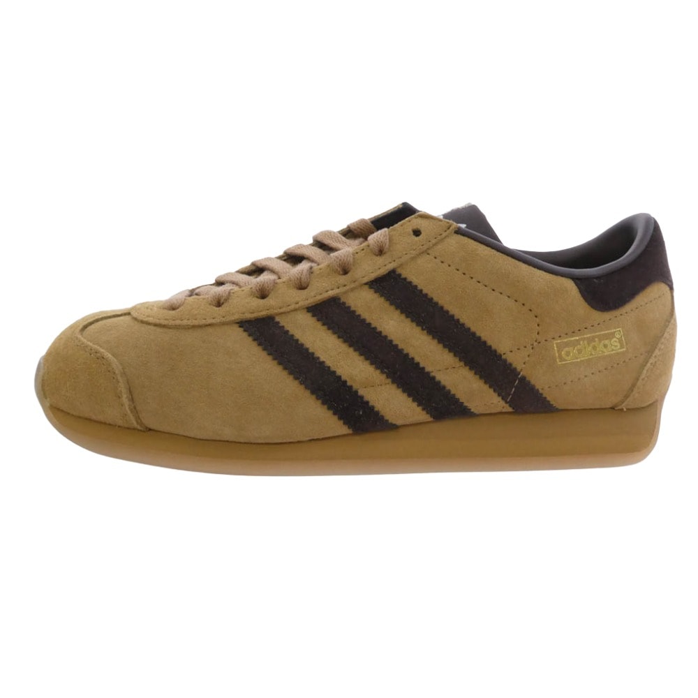 adidas アディダス スニーカー ID9210 COUNTRY JAPAN BRNDES DBROWN CARDBO カントリー ジャパン ローカット スニーカー ライトブラウン系 ブラウン系 23.5cm【新古品】【未使用】【中古】
