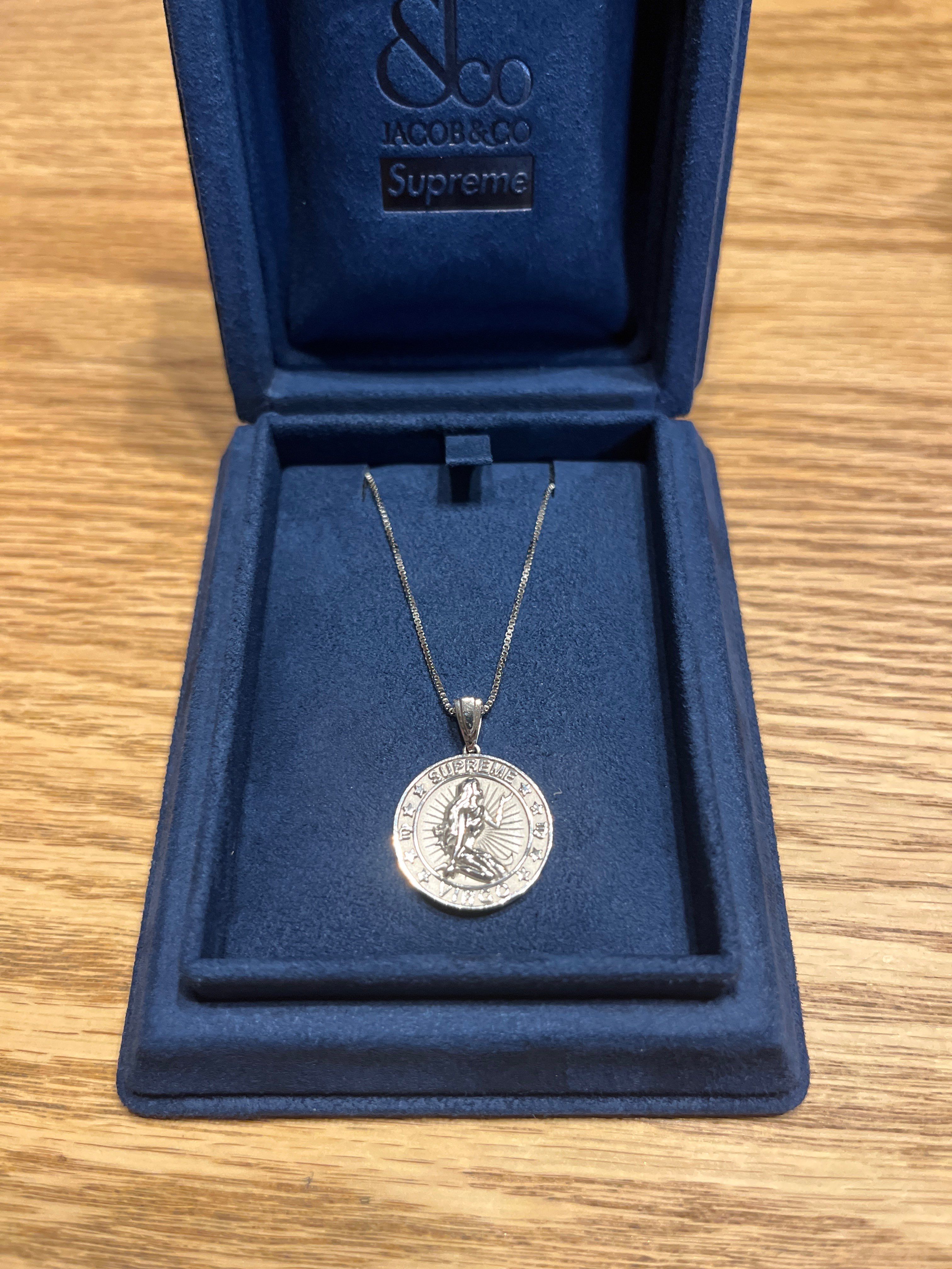 Supreme x Jacob&Co Sterling Silver Zodiac Pendant 