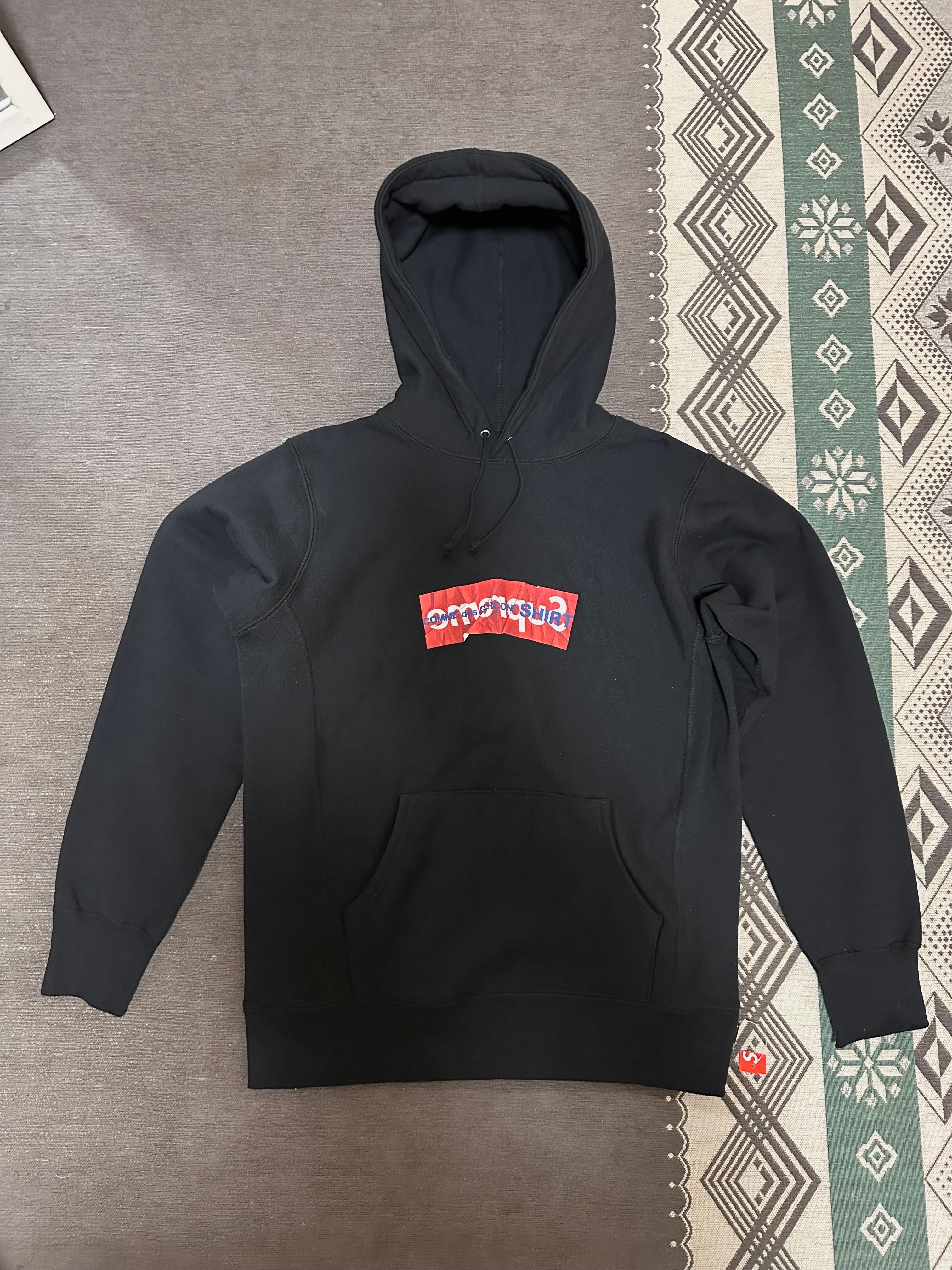 Supreme Comme Des Garcons SHIRT Box Logo Hooded Sweatshirt "Black"