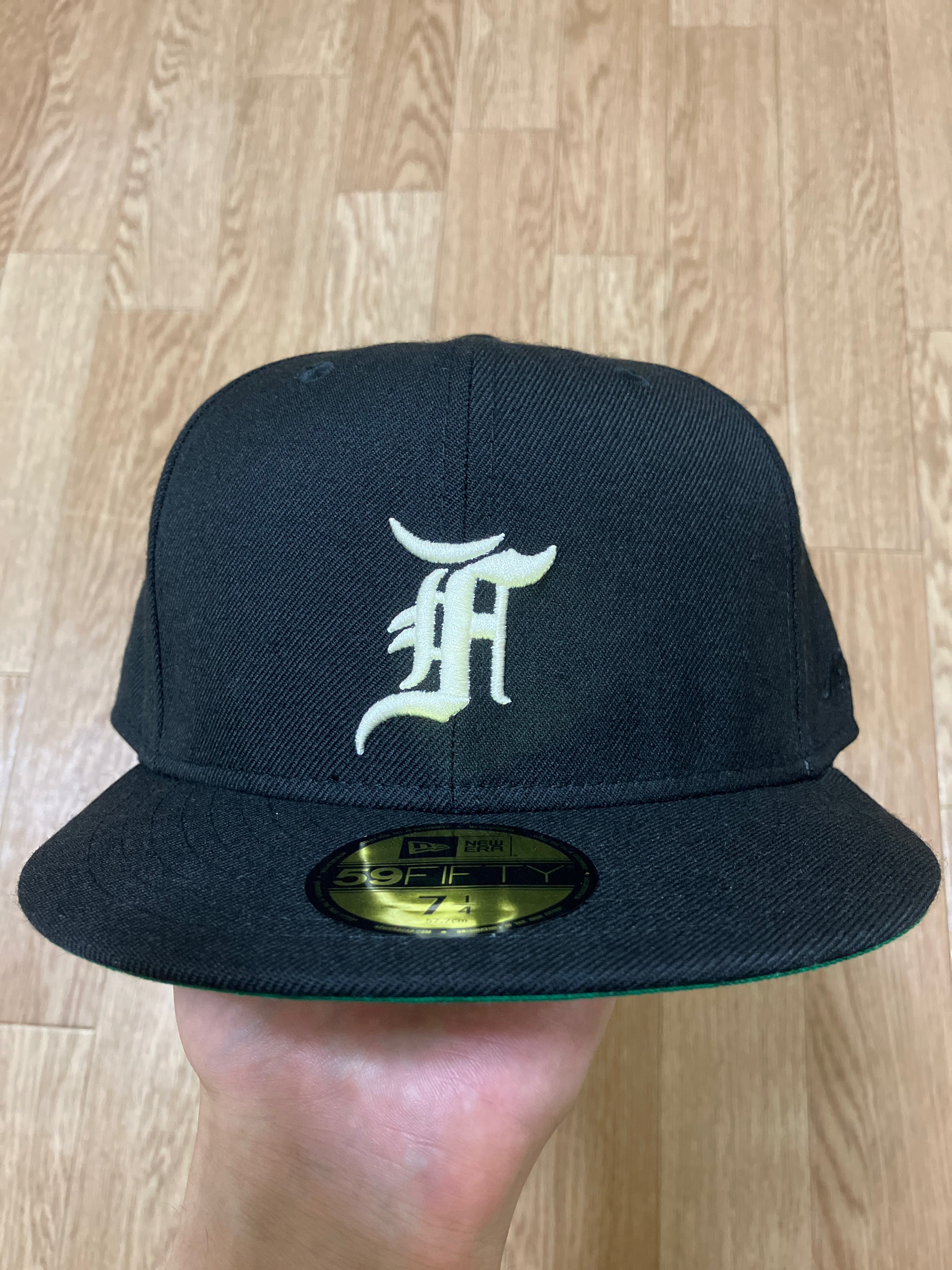 NEW ERA FEAR OF GOD ESSENTIALS 59FIFTY F LOGO Under Visor "Black"