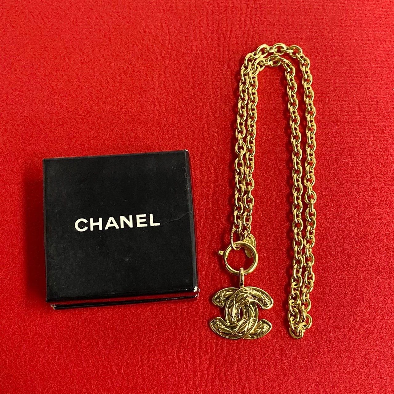 CHANEL シャネル ココマーク GP ネックレス ゴールド
 156-9