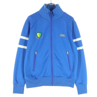 VANS ヴァンズ 長袖 トラックジャケット M ブルー