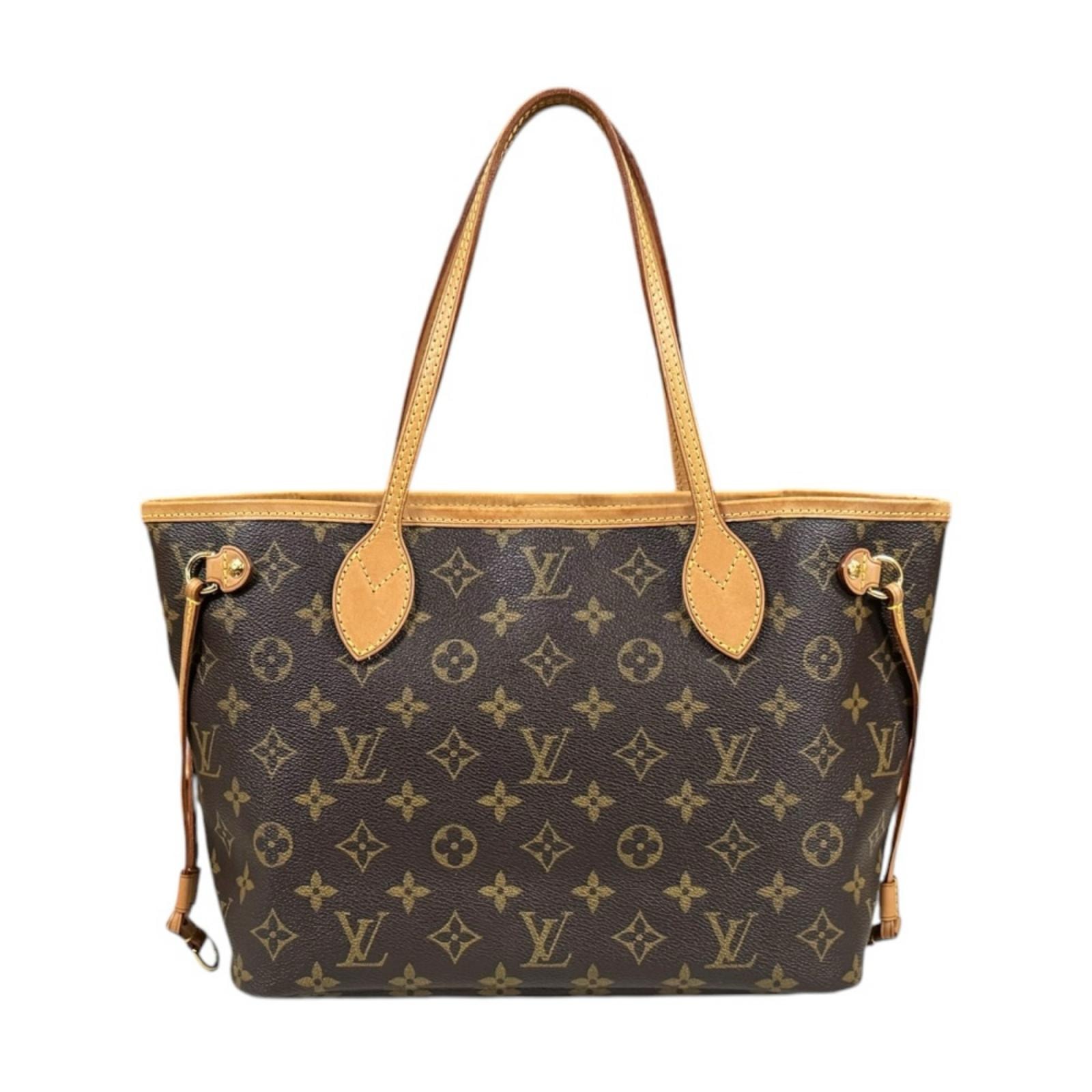 ルイヴィトン ネヴァーフルPM モノグラム トートバッグ モノグラムキャンバス M40155 ブラウン レディース LOUIS VUITTON  中古