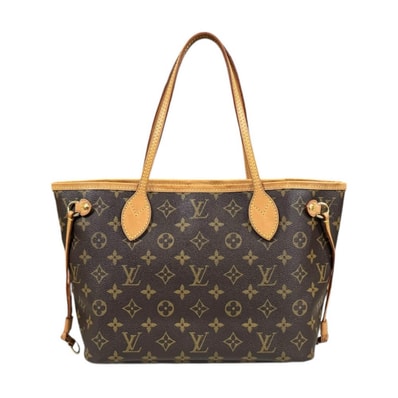ルイヴィトン ネヴァーフルPM モノグラム トートバッグ モノグラムキャンバス M40155 ブラウン レディース LOUIS VUITTON 中古
