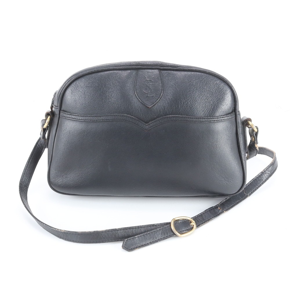 イヴ サンローラン YSLショルダーバッグ レザー