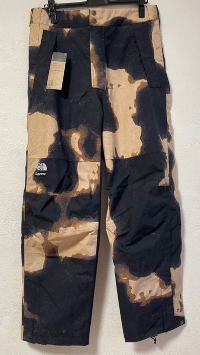 Supreme x The North Face Bleached Denim Print Mountain Pant "Black"
