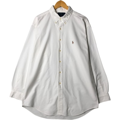 古着 ラルフローレン Ralph Lauren YARMOUTH 長袖 ボタンダウンシャツ メンズXL相当/eaa567968