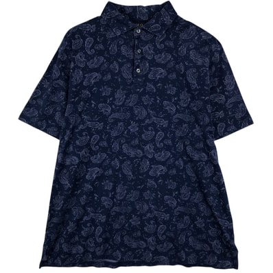 古着 ラルフローレン Ralph Lauren POLO RALPH LAUREN ペイズリー柄 半袖 ポロシャツ メンズL相当/eaa644767