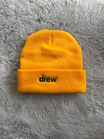 drew house Secret Soft Rib Beanie "Golden Yellow"