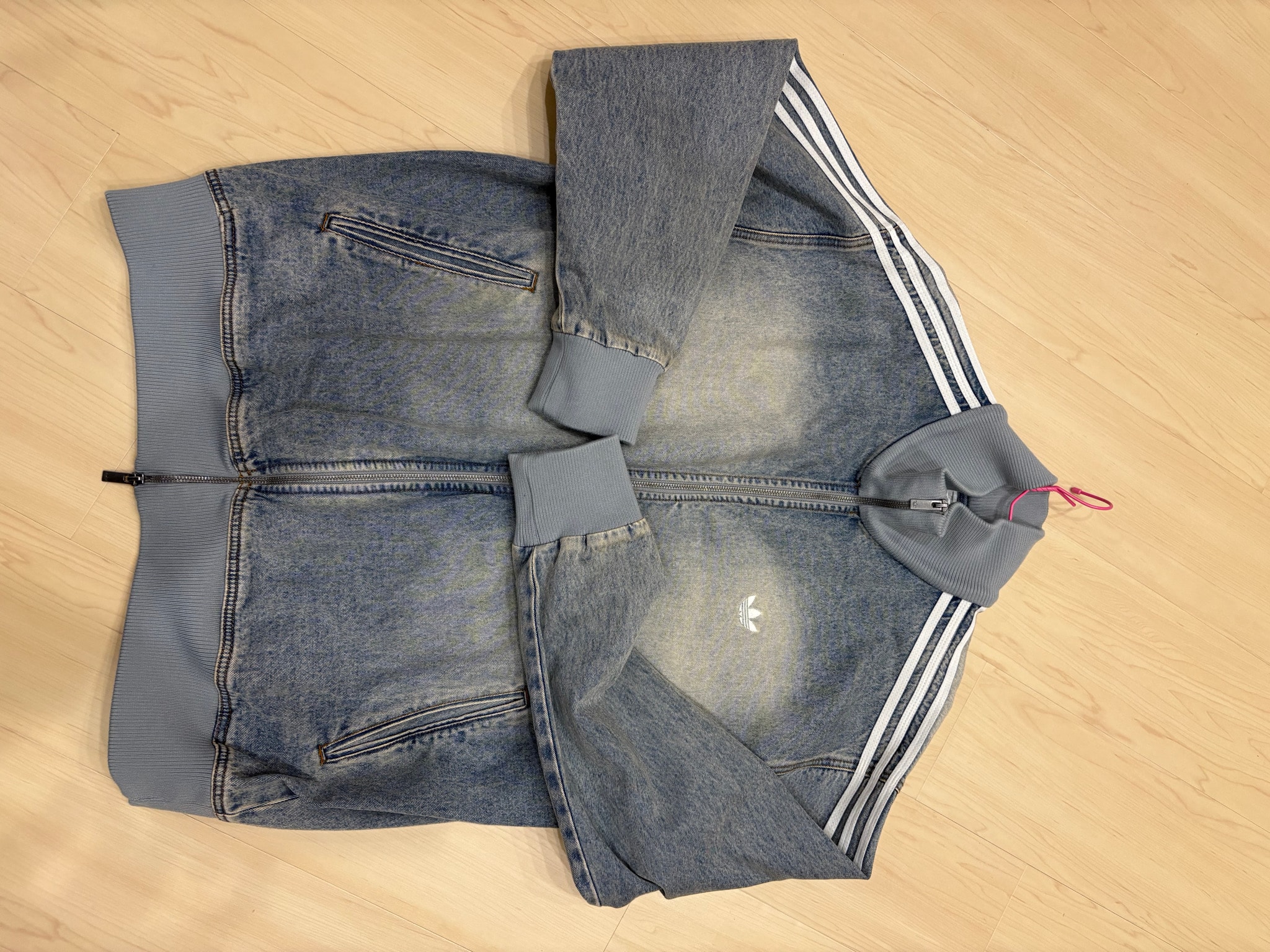 adidas x atmos Denim Firebird Track Top "Indigo Denim"
