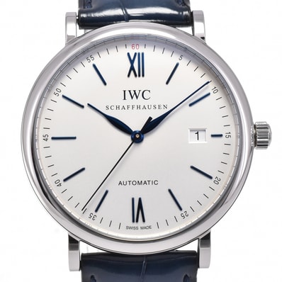 IWC IWC SCHAFFHAUSEN IW356527 ポートフィノ デイト 自動巻き メンズ 美品 箱・保証書付き H#144850