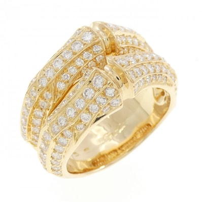 【ヴィンテージ】カルティエ バンブー 2ロウ リング