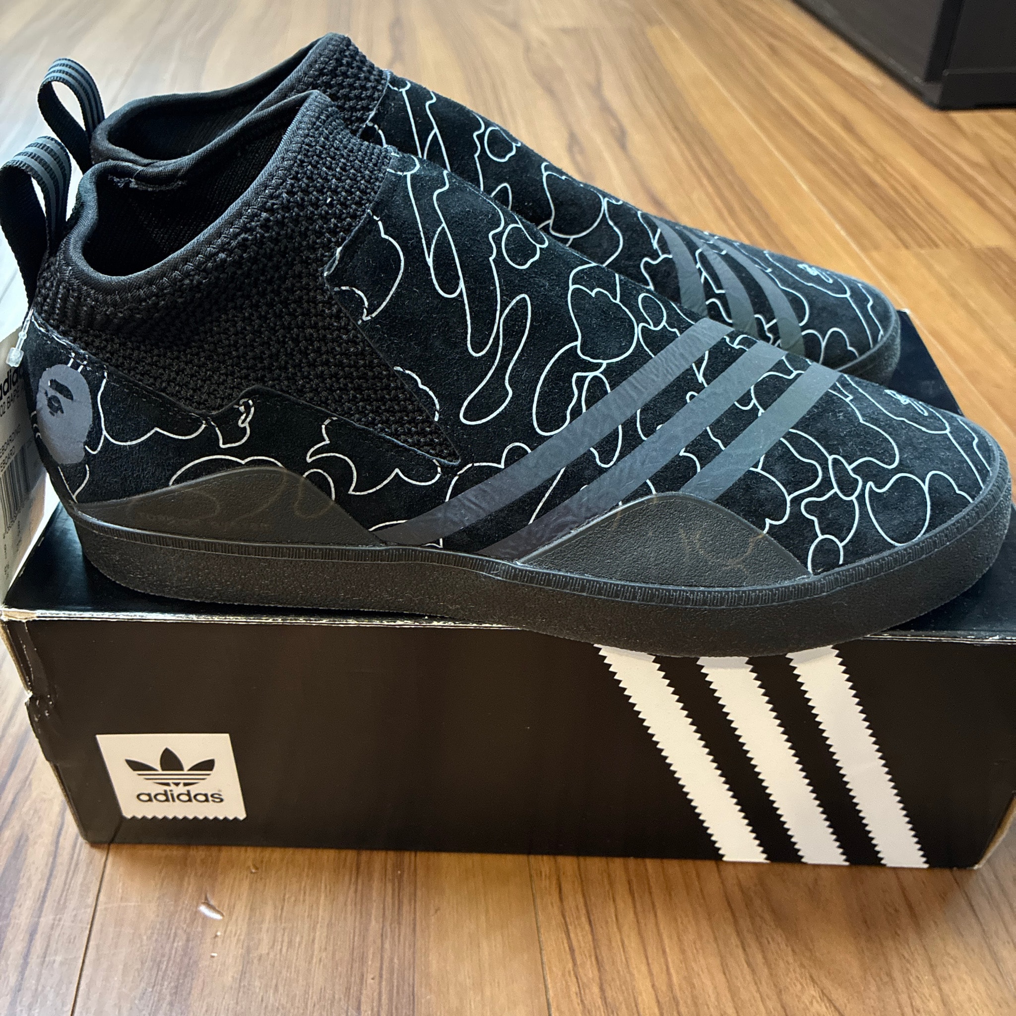 adidas A BATHING APE コラボ スニーカー 27.5cm