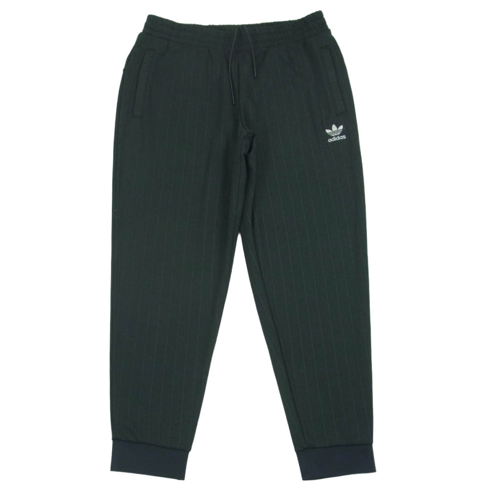 adidas アディダス DU0981 originals Pinstripe Track Pants ピンストライプ トラック ジョガー パンツ ジャージ グレー系 XO【美品】【中古】