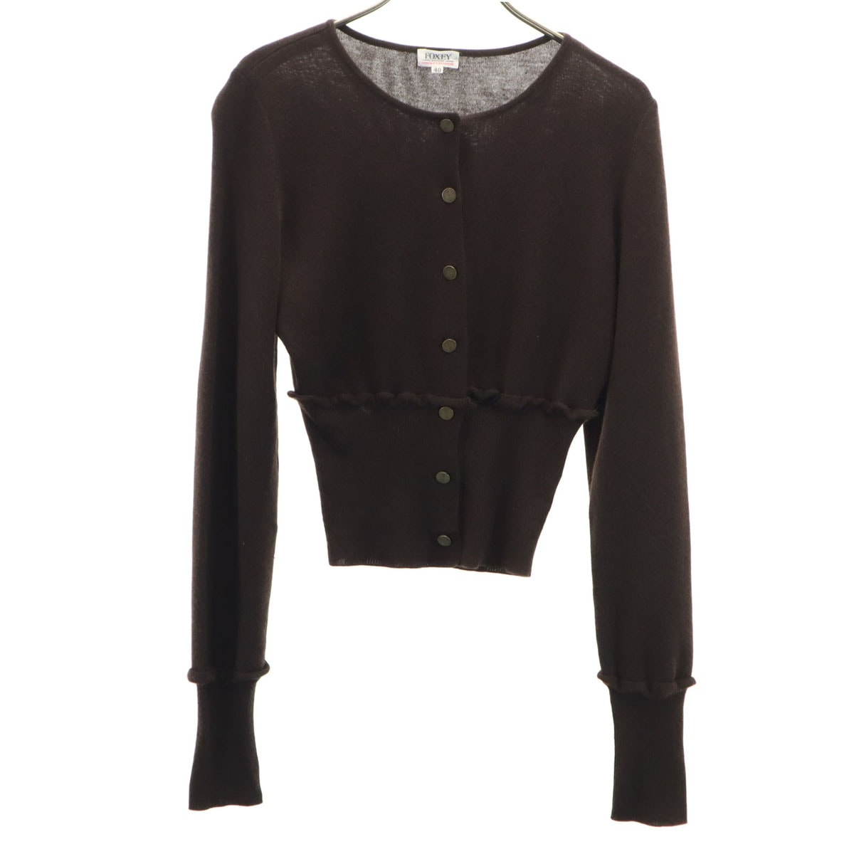 美品✨フォクシー　カシミヤ　シルク　カーディガン　ブラック　40 41960 Everyday Cardigan – FOXEY 公式オンラインブティック