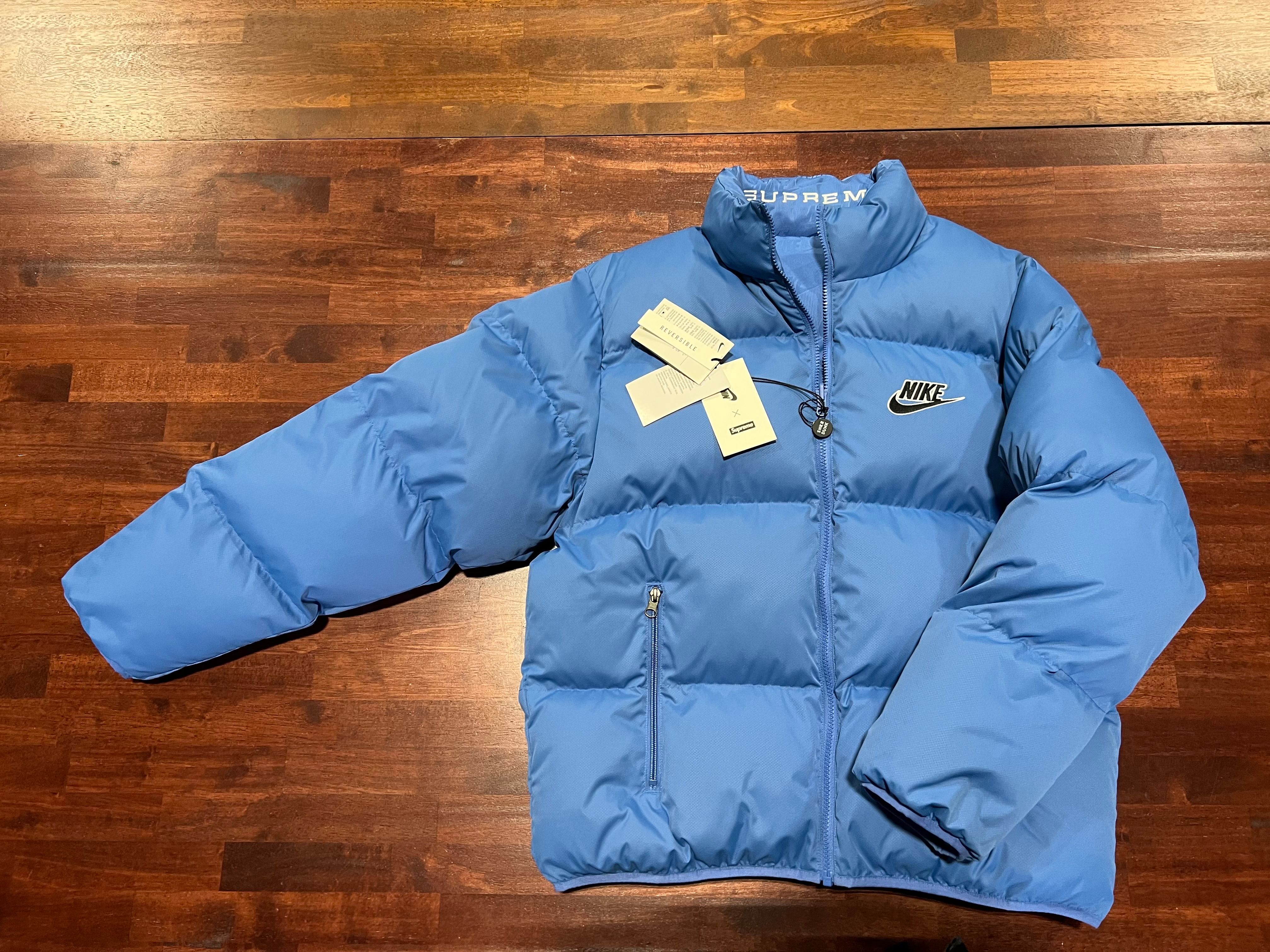 Supreme / Nike® Reversible Puffy Jacket "Blue"