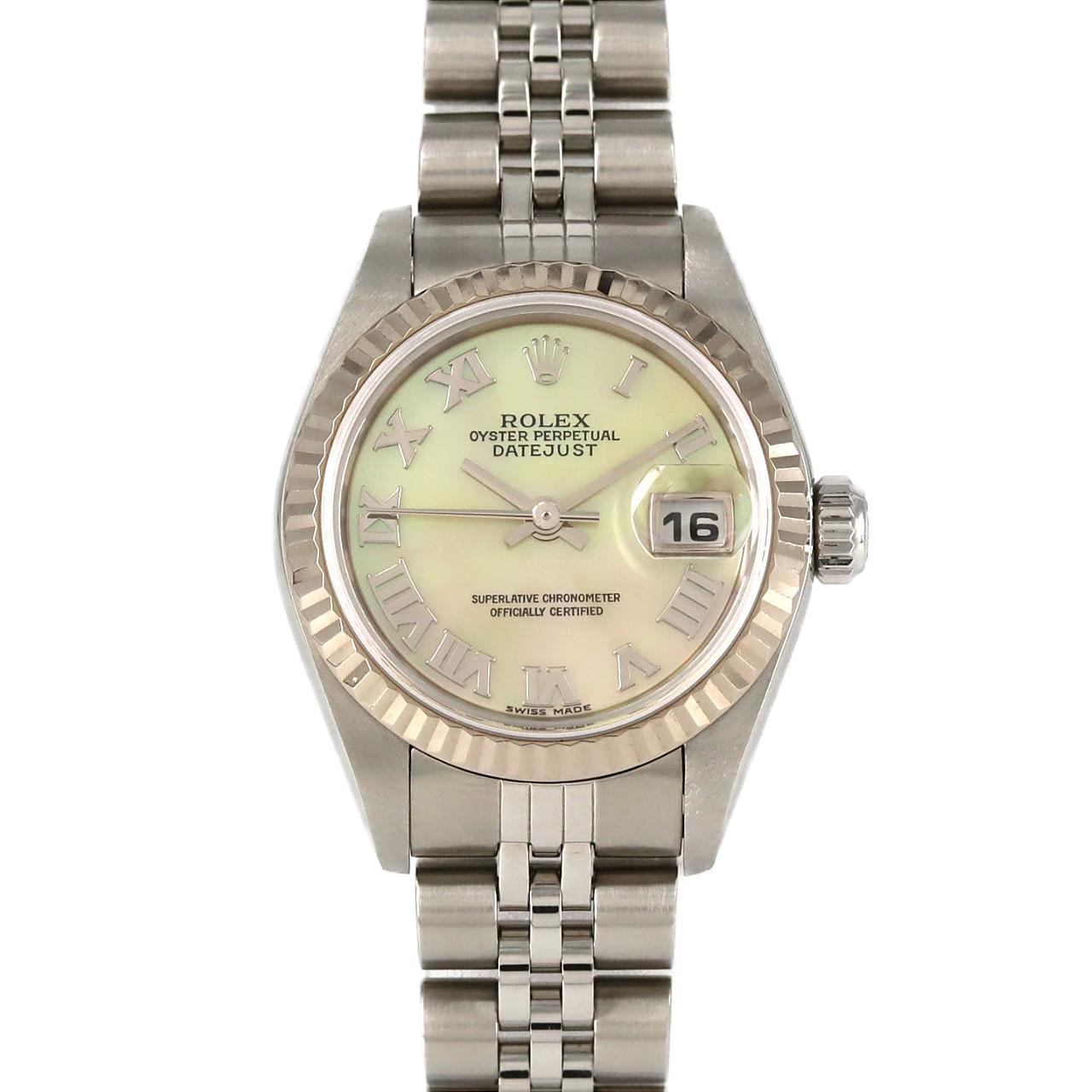 ロレックス デイトジャスト 79174NR SSxWG 自動巻 F番