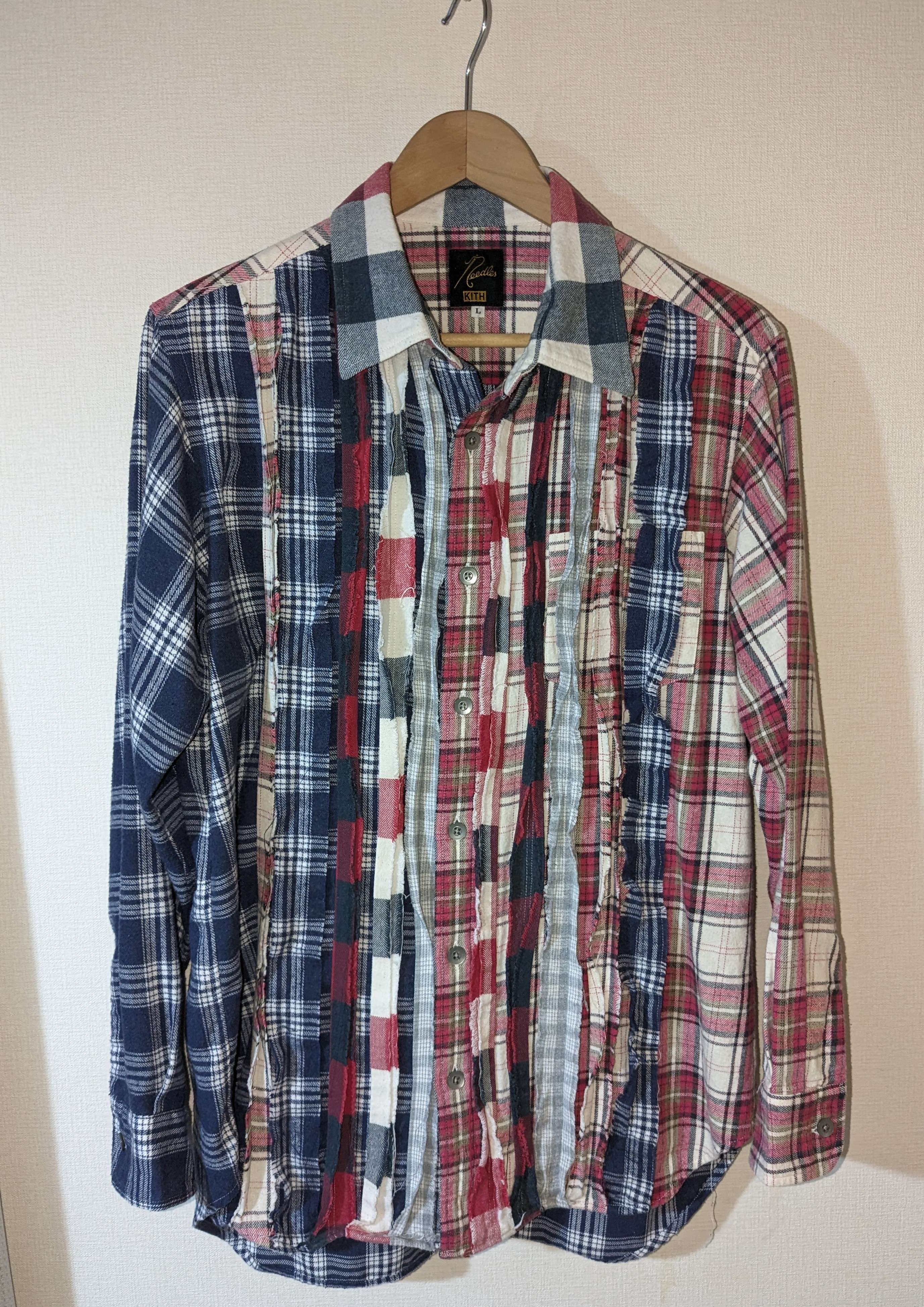 Kith x Needles Ribbon Cuts Flannel Shirt
