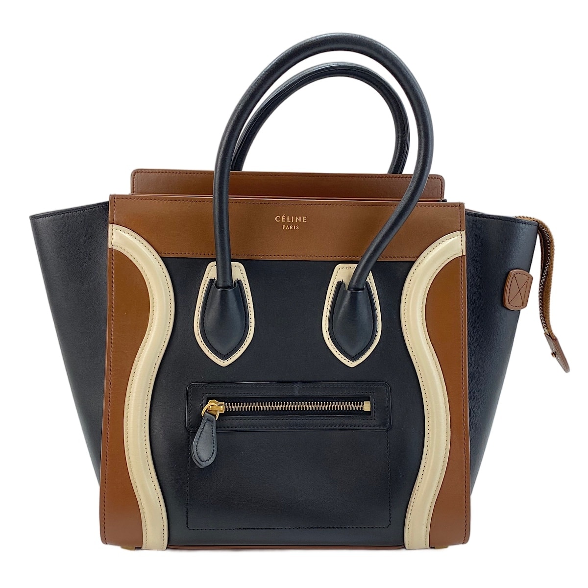 セリーヌ CELINE レザー ラゲージ ファントム ハンドバッグ【中古】