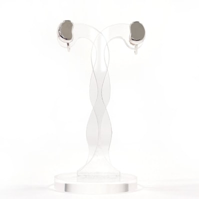 ティファニー イヤリング ビーン エルサペレッティ シルバー