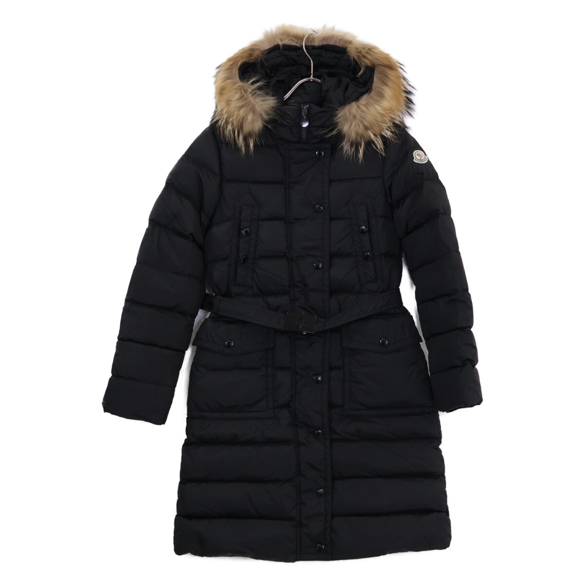 モンクレール MERIN ファー・ベルト付 フーディダウン 00