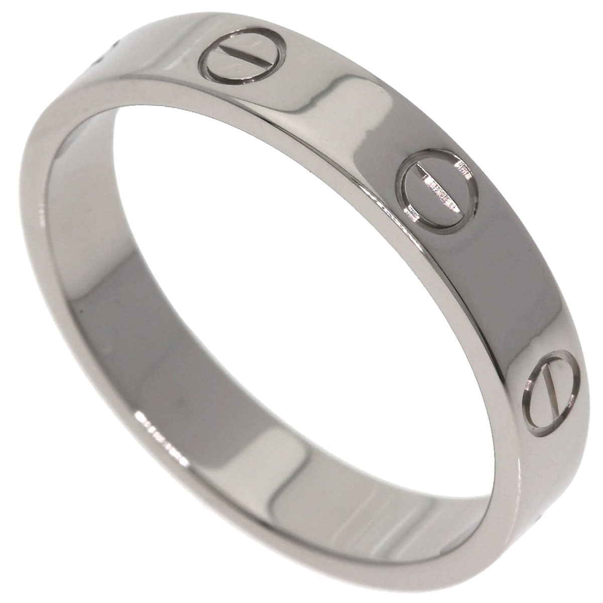 CARTIER カルティエ ミニ ラブリング #57 リング・指輪 K18WG レディース [中古]