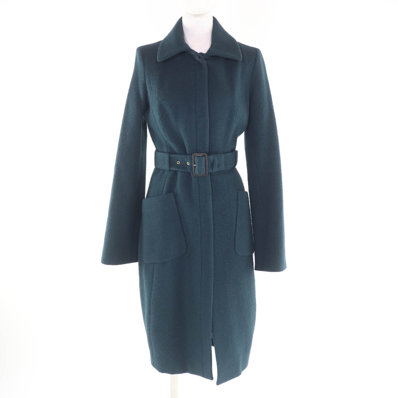 美品 セリーヌ コート グリーン レディース 34