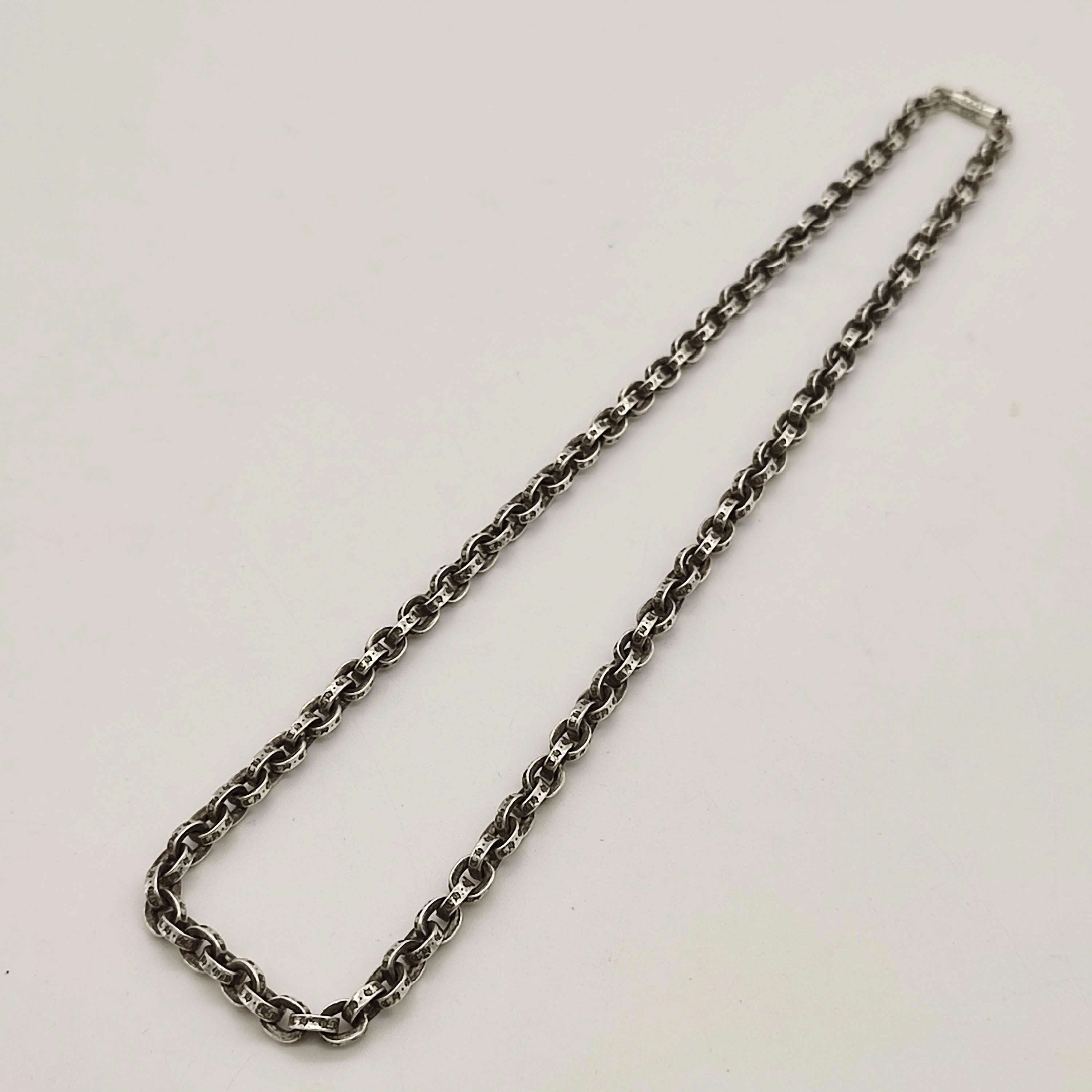 Chrome Hearts Paper Chain Necklace 45cm (18inch) "Silver"