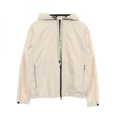 モンクレール MONCLER CARLES フード付き ブルゾン 衣料品 アウター ポリエステル メンズ ホワイト系 【中古】