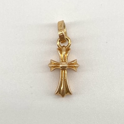 CHROME HEARTS(クロムハーツ) 22K CRS BBYFAT 22Kベイビーファット チャーム ゴールドネックレストップ チャーム 3.58g イエローゴールド
