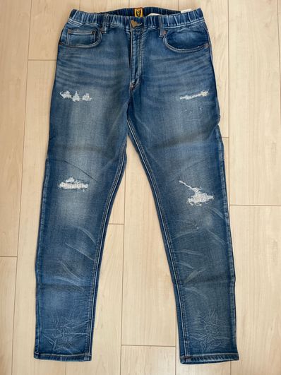 human madeリラックスデニムパンツ スエット
