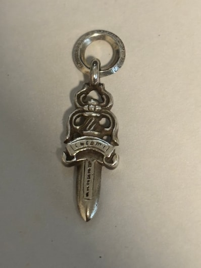 Chrome Hearts #5 Dagger Charm "Silver"