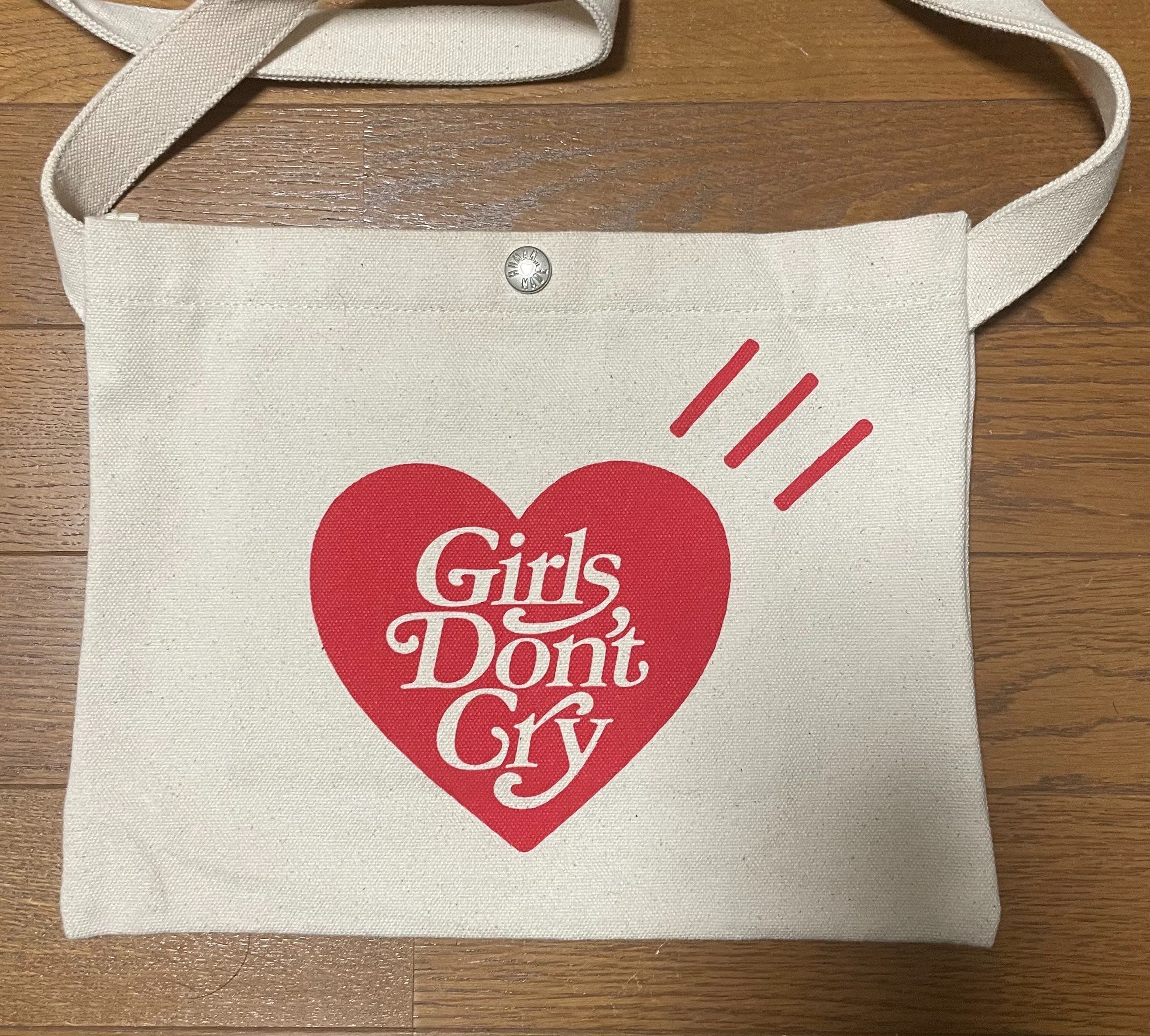HUMAN MADE Girls Don't Cry Satchel "White" / VERDY