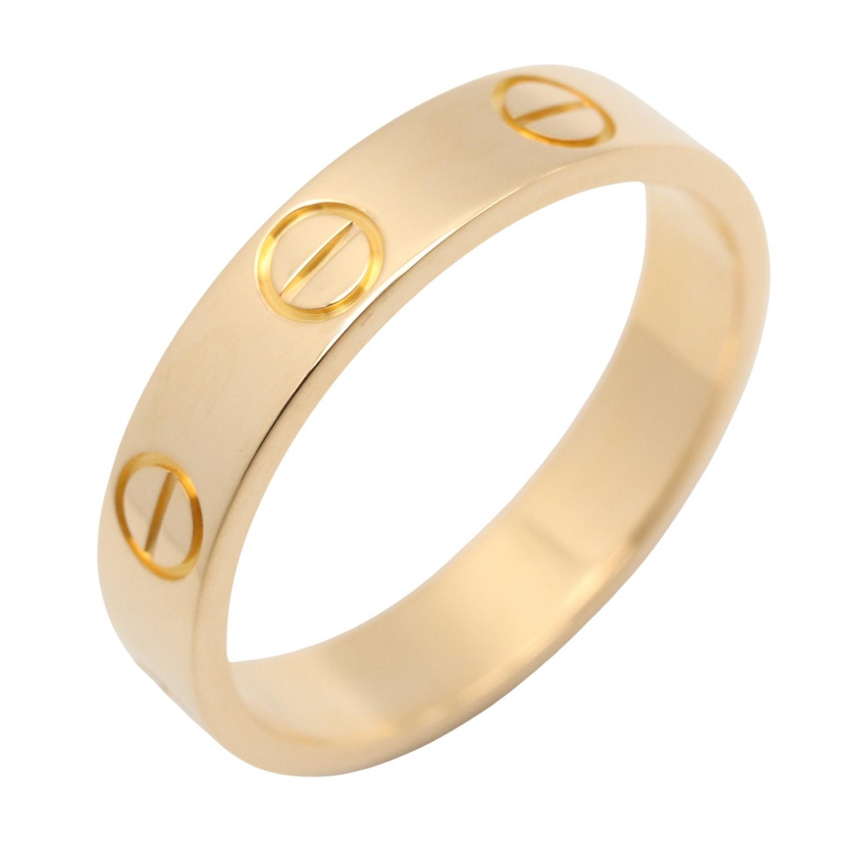カルティエ CARTIER ミニラブリング リング・指輪 ジュエリー K18(イエローゴールド) メンズ レディース ゴールド系 B4085049 【中古】