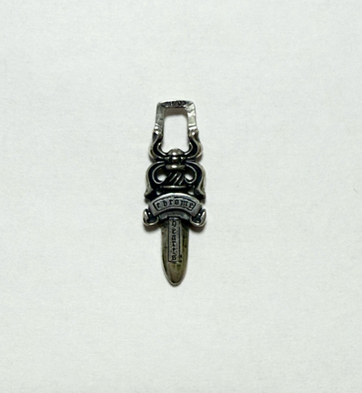 Chrome Hearts #5 Dagger Charm Zip 1 "Silver"